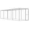 vidaXL Клетка за котки 6x1,5x1,5 м поцинкована стомана