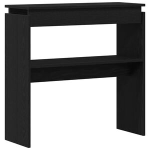 vidaXL Конзолна маса Черния дъб 80 x 30 x 80 см Инженерна дървесина