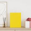 vidaXL Хартиени торбички 250 бр с дръжки жълти 26x12x35 см