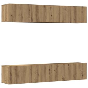 vidaXL Комплект от 4 части за монтиране на стена на телевизора