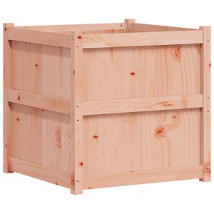 vidaXL Градински сандък, 70x70x70 см, дугласко дърво масив