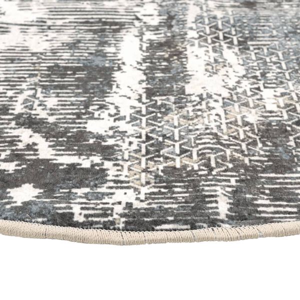 vidaXL Перящ се килим многоцветен &Oslash; 120 см противоплъзгащ