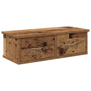 vidaXL Стенни шкафове Old Wood 60x26x18,5 cm Инженерна дървесина