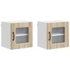 vidaXL Панел за миялна машина Kalmar 2 pcs Сонома дъб 40 x 31 x 40 см