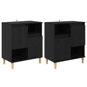 vidaXL Скейдбордове 2 pcs Черния дъб 60 x 35 x 70 cm Инженерно дърво