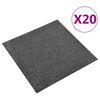 vidaXL Килим 20 pcs Антрацит 50 x 50 cm 100% Полипропилен