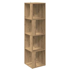 vidaXL Ъглов шкаф Artisan Oak 33x33x132 cm Инженерна дървесина