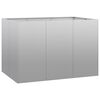 vidaXL Кашпа, 120x80x80 см, поцинкована стомана