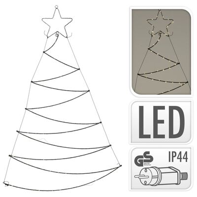 Ambiance Коледна елха със 125 LED, 110 см