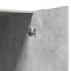 vidaXL Шкаф за пералня, бетонно сив, 71x71,5x91,5 см
