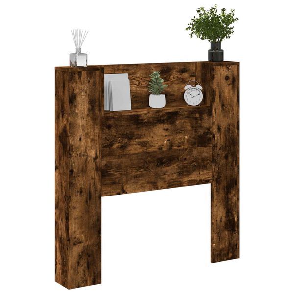 vidaXL Облегалка за глава с рафт Димян дъб 100 x 16,5 x 103,5 cm