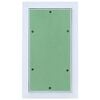 vidaXL Достъпен панел Зелен и сребърен 30 x 55 см