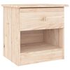 vidaXL Нощно шкафче ALTA 41x35x41 см бор масив
