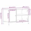 vidaXL ТВ шкаф Старо дърво 80 x 40 x 50 cm Инженерно дърво