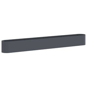 vidaXL Вдигната леха за градина Антрацит 360 x 40 x 40 см