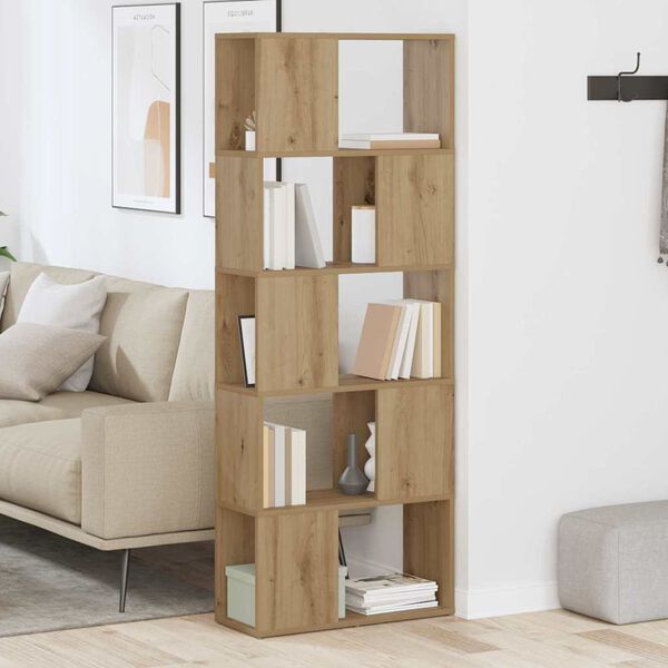 vidaXL Комплект ТВ шкаф Кафяво 60 x 24 x 156 см Инженерно дърво