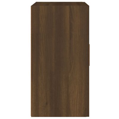 vidaXL Стенен шкаф, кафяв дъб, 60x30x60 см, инженерно дърво