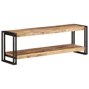 vidaXL ТВ шкаф, 120x30x40 см, грубо мангово дърво