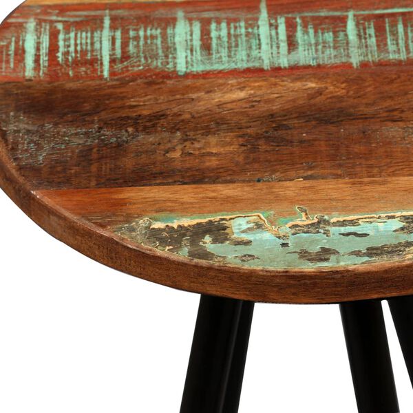 vidaXL Бар табуретки, 4 бр, регенерирана дървесина масив