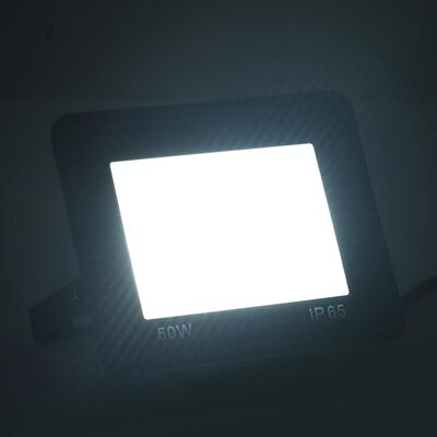 vidaXL LED прожектор, 50 W, студено бяло