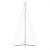 vidaXL LED коледна елха 570 светодиода студено бяло 399 см
