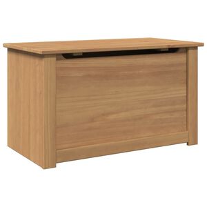 vidaXL Ракла за съхранение с капак PANAMA 79x42x46 см бор масив