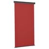vidaXL Вертикална тента за балкон, 125x250 см, червена