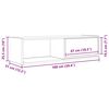 vidaXL ТВ шкафове 2 бр Старо дърво 100x31x25,5 см инженерно дърво
