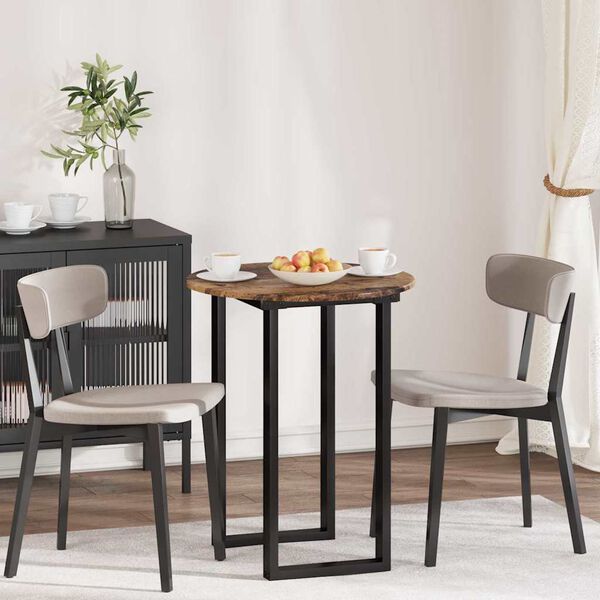 vidaXL Топ за маса Старо дърво 60 x 60 x 1,5 cm Инженерно дърво