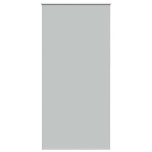 vidaXL Ролкова щора Blackout Светло сиво 115x210 cm Ширина на плата