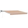 vidaXL Прибираща се тента Многоцветен 300 x 250 cm Тъкан и алуминий