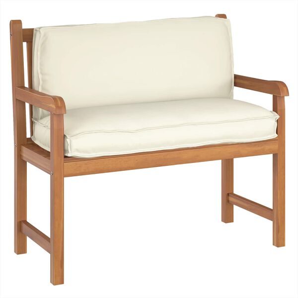 vidaXL Възглавница за палетна облегалка Крем 120 x 40 x 12 cm