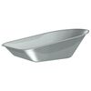 vidaXL Подмяна на чиния за количка Сребристо 90 x 63 x 28 см