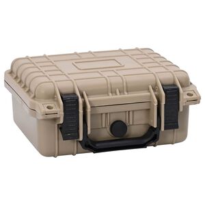 vidaXL Твърд куфар Пясък 27 x 24,5 x 12,5 см Полипропилен и ABS