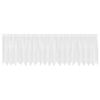 vidaXL Перде от дантела С завеси Флорален Бяло 120 x 500 cm Полиестер