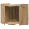vidaXL Кутия за котешки отпадъци Дъб артизан 53 x 53 x 51 см