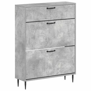 vidaXL Шкаф за обувки HAARLEM 78 x 24 x 103 см Инженерна дървесина