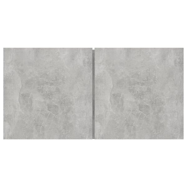 vidaXL Окачен TВ шкаф, бетонно сив, 60x30x30 см