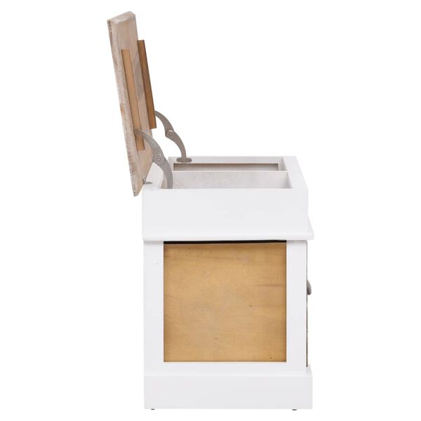 vidaXL Пейка за коридор, 70x35x45 см, дърво от пауловния