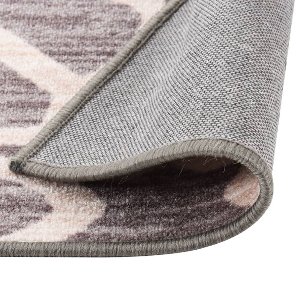 vidaXL Пътека, кафява, 80x150 см