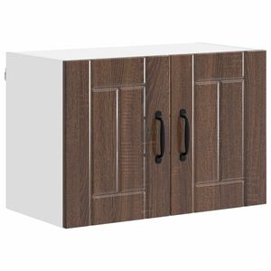 vidaXL Стенен шкаф LUCCA Кафяв дъб 60 x 31 x 40 см Инженерна дървесина