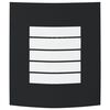 vidaXL Външна стенна лампа Черно 23.5 x 10.5 x 26 см