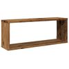 vidaXL Wall Cube Shelves 6 pcs Old Wood 60x15x23cm Инженерна дървесина