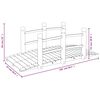 vidaXL Градински мост с парапети, 150x67x56 см, масивно дърво смърч