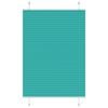vidaXL Плисирана щора Petrol Green 100x150 cm Ширина на плата 99,4 cm