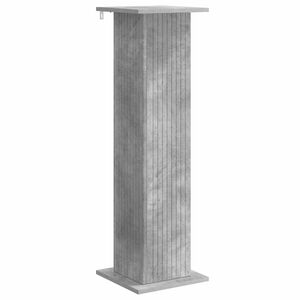 vidaXL Стойка за растения Бетонно сиво 30,5 x 30 x 100,5 см