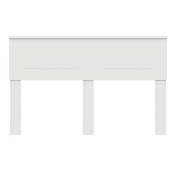 vidaXL Облегалка за глава Бяло 160 cm Инженерно дърво