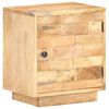 vidaXL Нощно шкафче, 40x30x45 см, мангово дърво масив