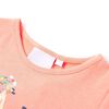 Детска тениска, неоново коралова, 116