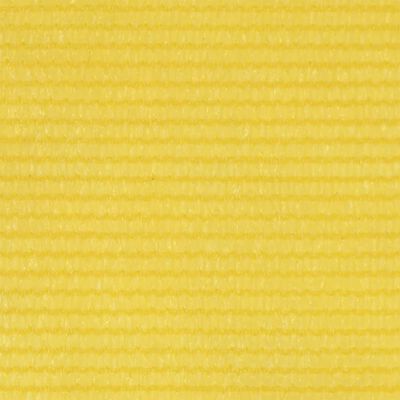 vidaXL Балконски параван, жълт, 90x600 см, HDPE